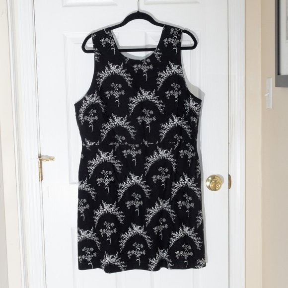 Gap Linen Floral Sheath Dress w/Pockets 20 - Picture 3 of 7